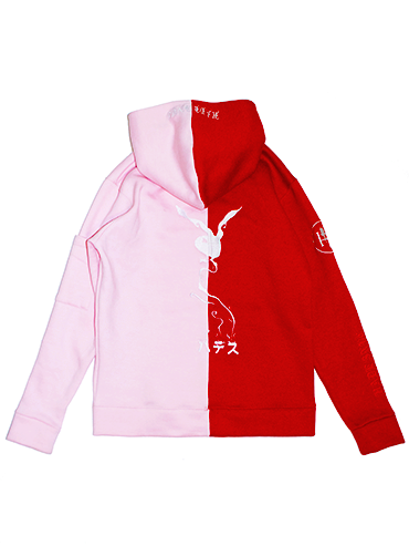 'Heartbreak' Full-Zip Pullover in Red