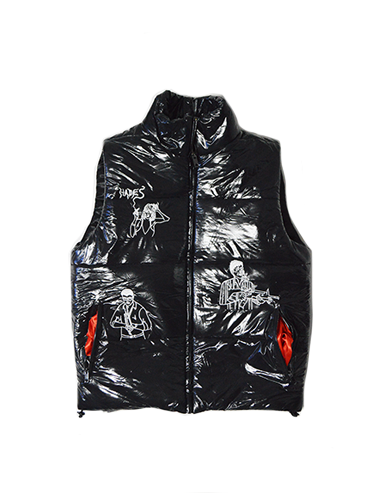 'Scarface' Luxury Vest in Black